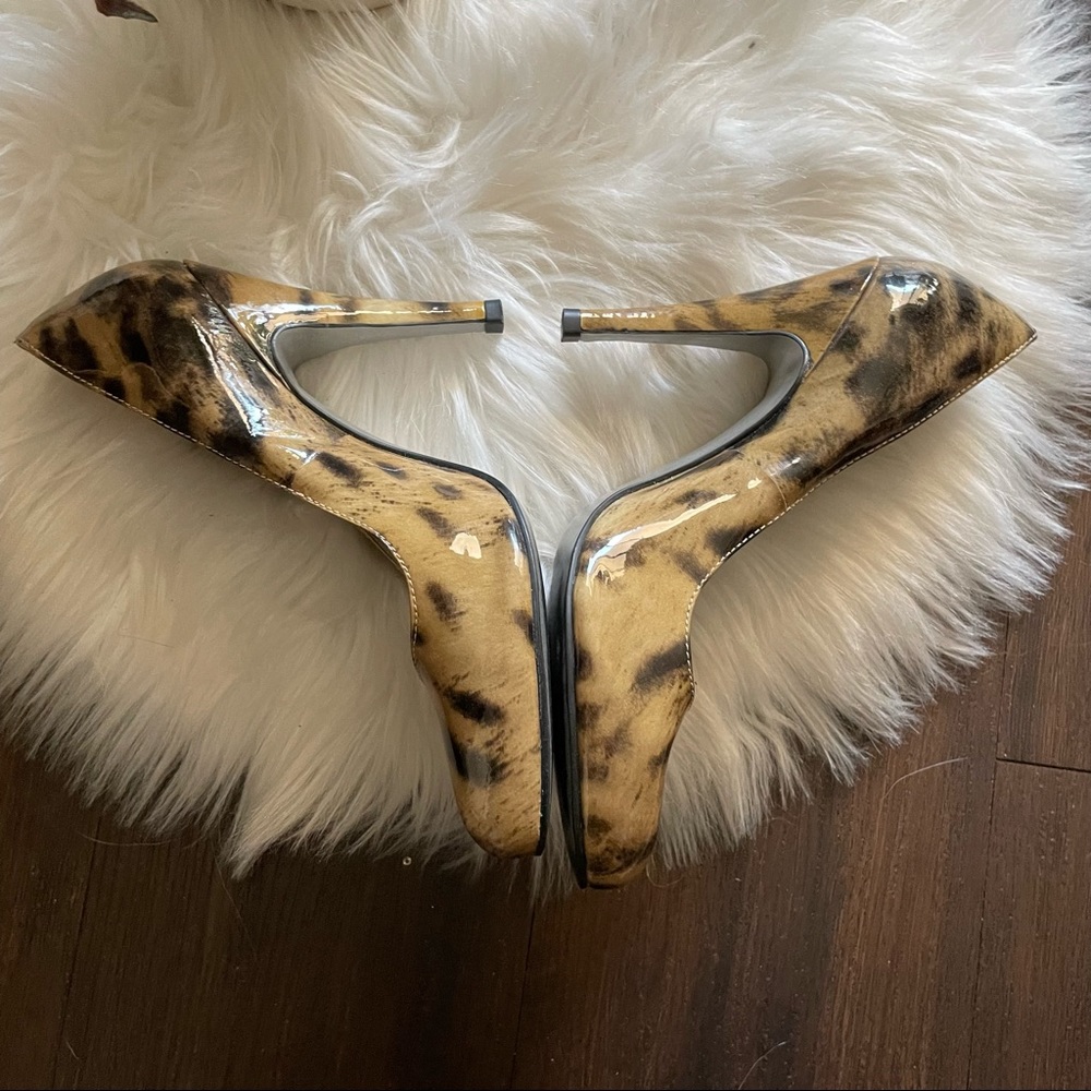 Jessica Simpson cheetah print Patent Leather Heels - Picture 7 of 8